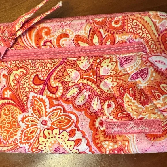 Vera Bradley Sherbet Zip Around Wallet - Picture 3 of 9